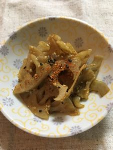 レンコンのきんぴら