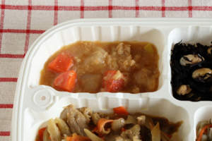 牛蒡と牛肉のカレーマヨネーズ弁当③