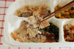 赤魚の粕漬け焼き弁当②