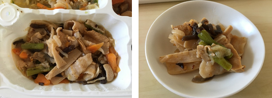 豚肉とアスパラのピリ辛炒め