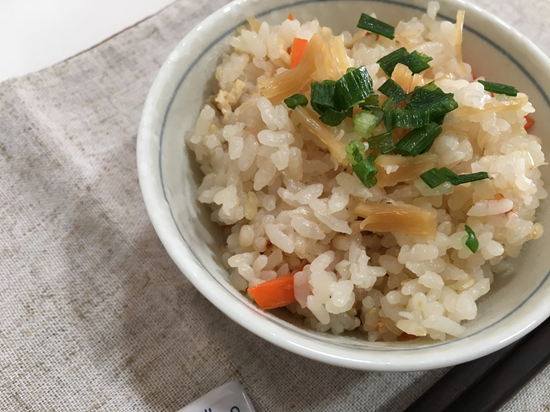 干し貝柱の炊き込みごはん