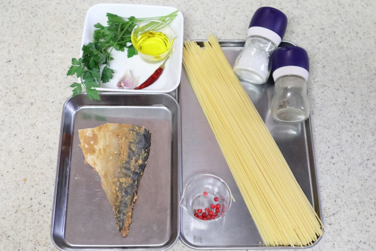 へしこのパスタ