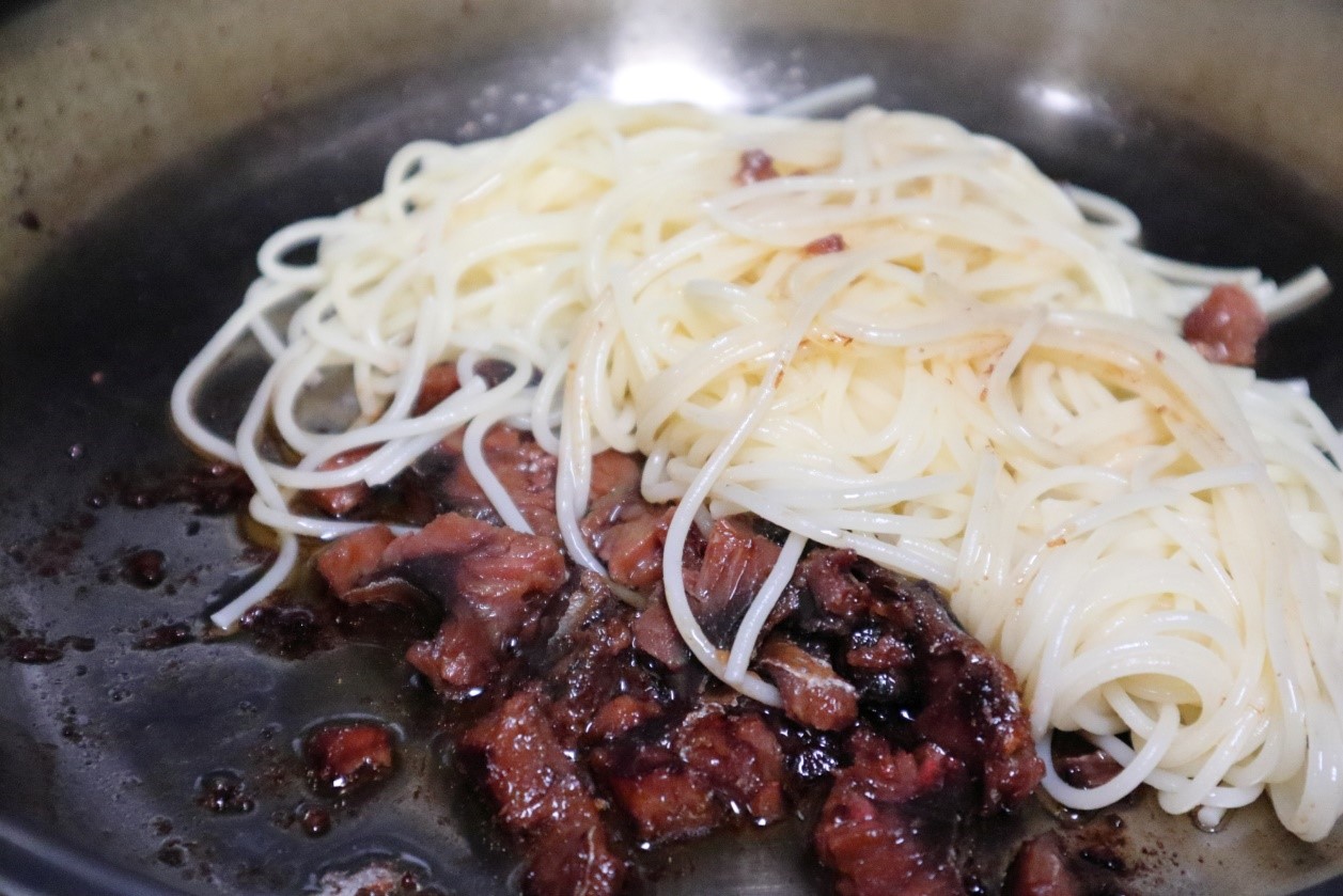 へしこのパスタ