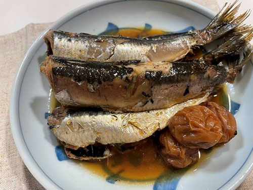 いわしの梅干し煮