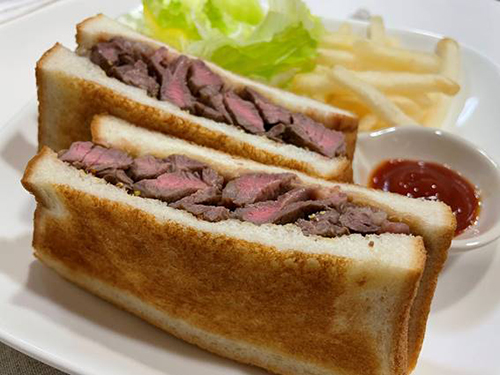ステーキサンドイッチ