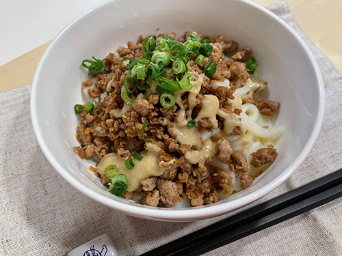 肉そぼろうどん
