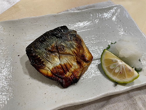 鯖の幽庵焼き