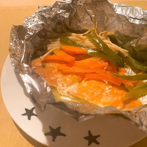 鮭のバター焼き