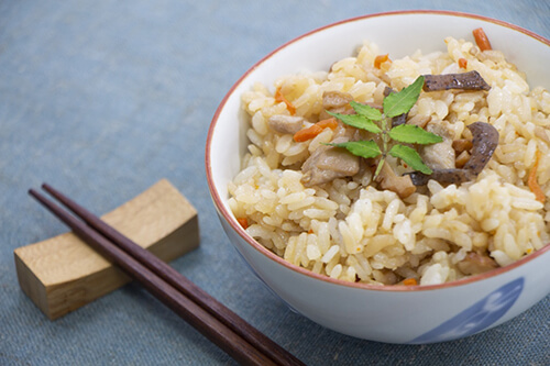 さまざまなアレンジができる炊き込みご飯