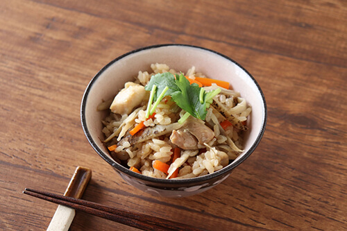レシピ｜鶏とごぼうの炊き込みご飯